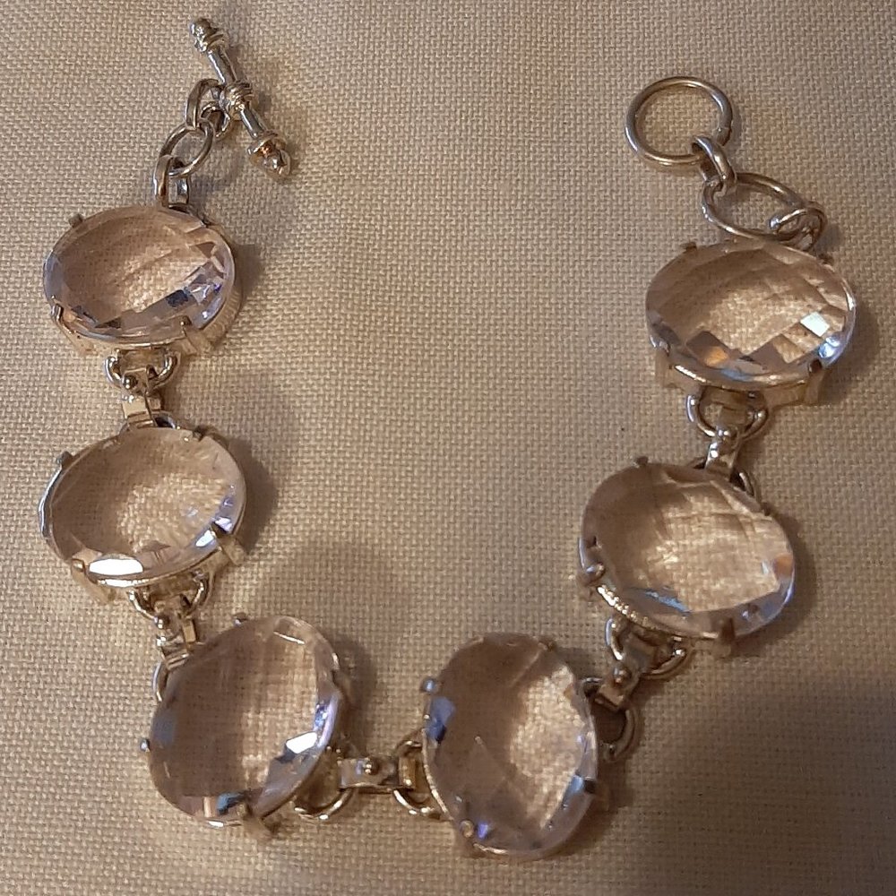 Sterling Silver Kunzite Bracelet